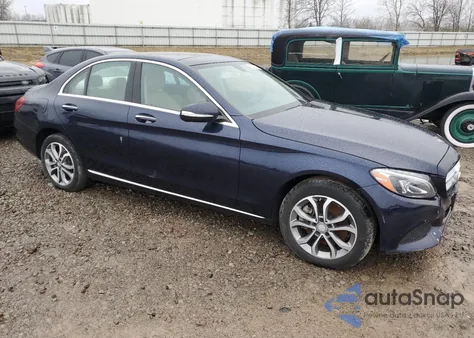 2015 Mercedes-Benz C 300 4Matic from USA, damaged, VIN 55SWF4KB7FU059649